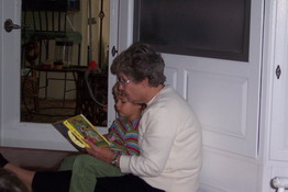 Nana read Ryan one of his new books