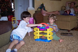 Patch and Ryan racing