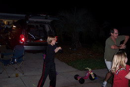 Alex, Mark and Kori doing some GOOFY dancing!