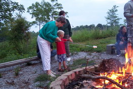 Chase got some help from Nana