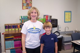 Meeting his teacher