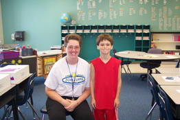 Patrick already loves his teacher!