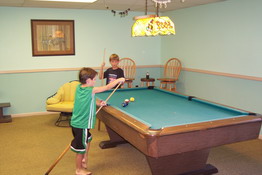 Playing another kind of pool