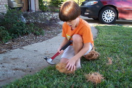 Of course, no Finster task is complete without a hammer!