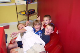 Alex's birthday throne was invaded!