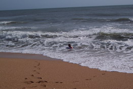 Riding a wave in
