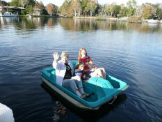 Nana, Ryan and I going for a spin