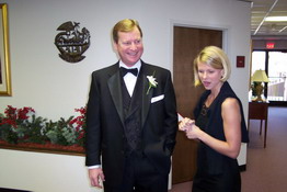 Jay and Stacey looking quite dapper