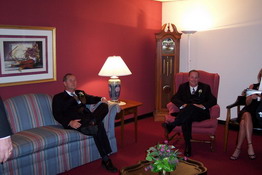 Mike and John waiting