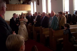 Here comes the bride!