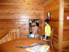 Alex and Patch on Ms. Pacman