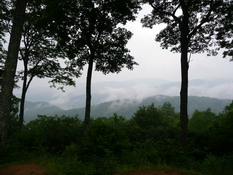 The view from our cabin