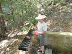 Senor Rod cooking up some grub