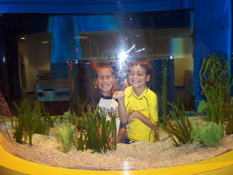 David and Patch being fishy