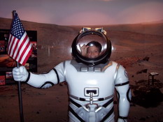 Cool astronaut - hang loose!