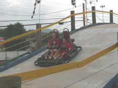 Mark and Patch having a blast