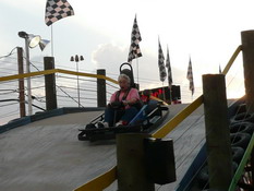 Mom coming over the hill - Whoooooooooooooooa!