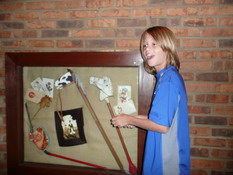 Alex was admiring the "horses"  LOL