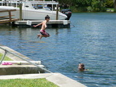 Patrick flying high