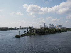 Our view of Tampa as we left port