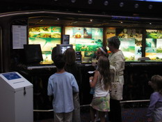The ship had a video showing of activities on our ship - including us!