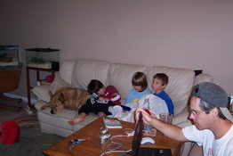 Patch and Boo were buddying up