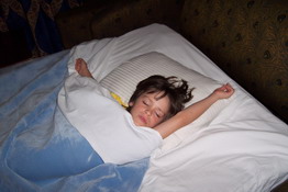 This is why Patrick gets his own bed!