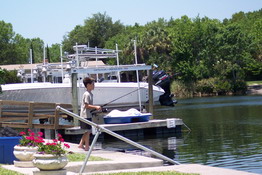 Hoping to catch dinner