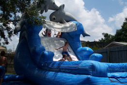 Now THAT'S a water slide!