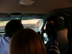 That's a buffalo head INSIDE the front window!