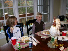 Chase didn't know what to make of Nana!