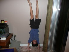 He was frowning upside down so it would look like a smile