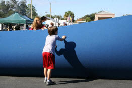 Patrick and me flipping the mat
