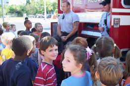 Patch at the firetruck