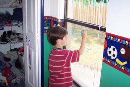 Decorating more windows before they're removed