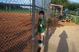 Patch showing off his soccer skills