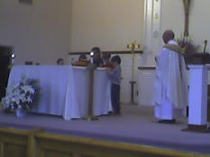 That's Patch on the near end with Alex beside him praying