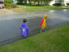 Patch and Alex splushing!