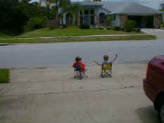 Waiting for the ice cream truck