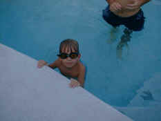 Wearing Dave and Sonja's silly goggles