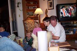"The Claw", a/k/a Uncle John, got Patrick in a tickle attack!