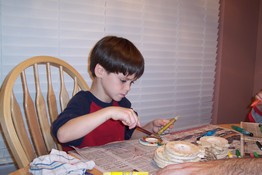 Intense concentration