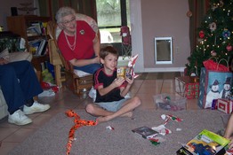 Attack the wrapping paper!
