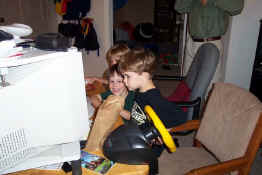 Playing games on-line