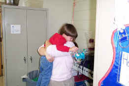 And a great big Christmas hug for Miss Patrice