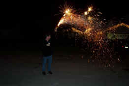 Travis, our own personal Statue of Liberty