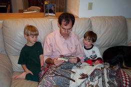 Bedtime story with Daddy