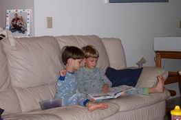 Patrick asked Alex to read him this book, and Alex said yes!