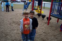 Alex and his best buddy, Shawn