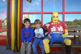 This man is made completely out of Legos and is even snoring!